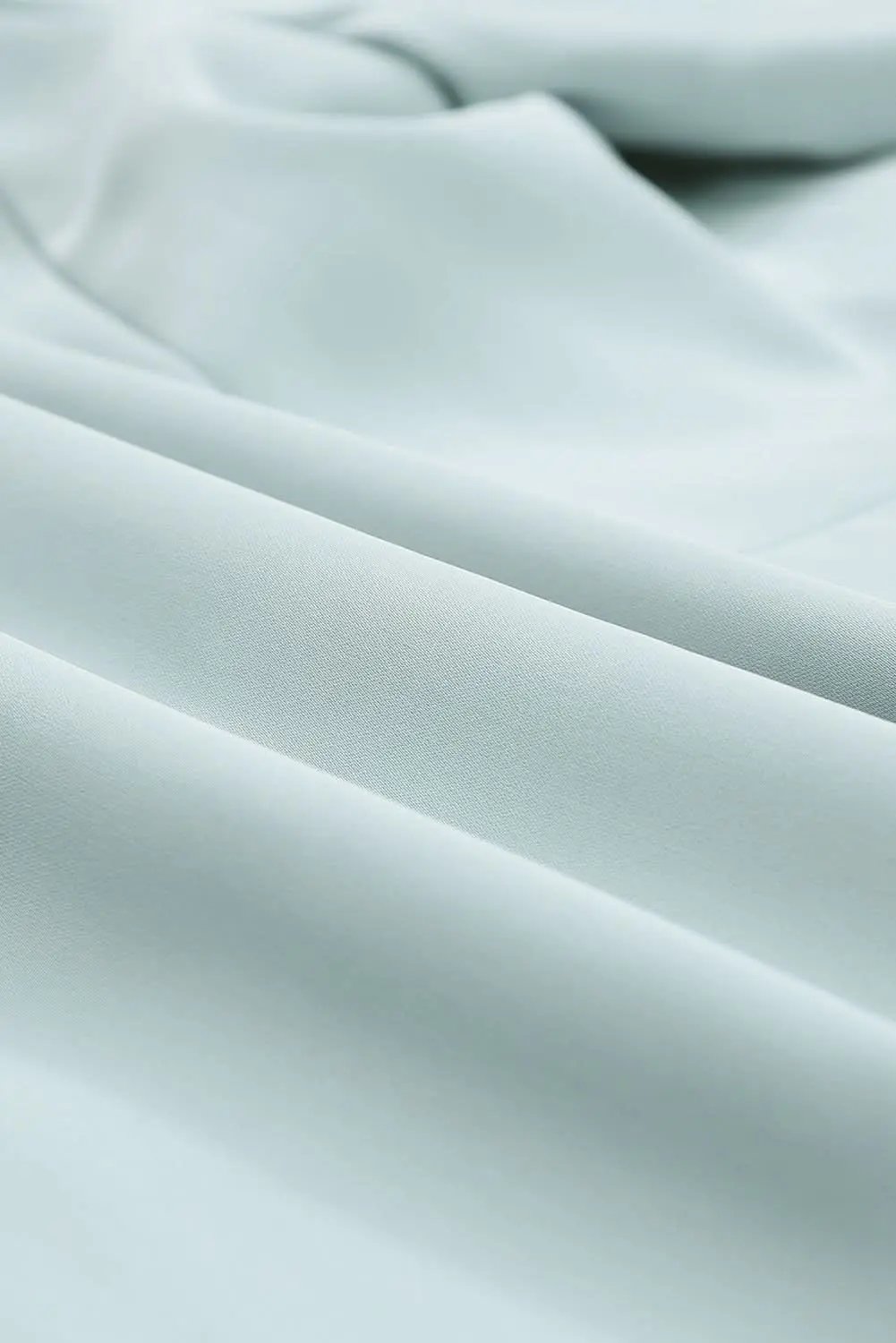 Sky blue plus size lapel blazer - Love Salve